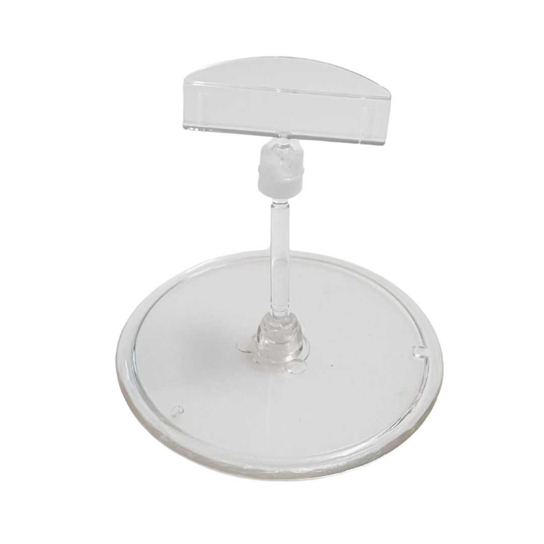 Porte-prix articulé - 5pces - transparent / noir