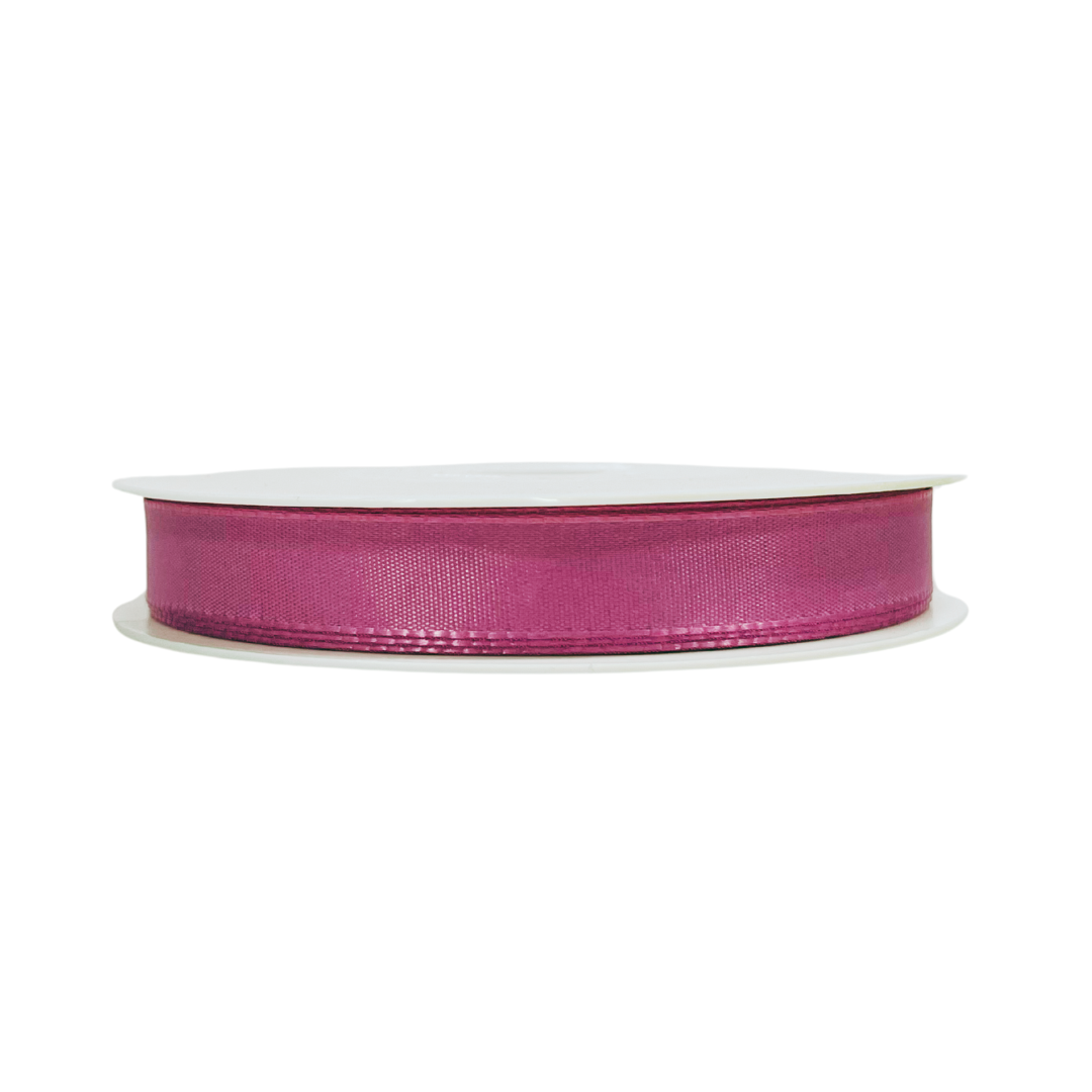 Ruban taffetas bobine de 50m | 4 formats - 25 couleurs