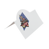 Étiquettes pliable à motifs pour anniversaire