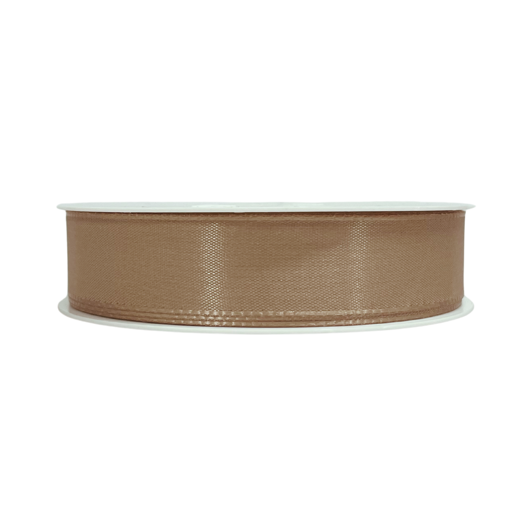 Ruban taffetas bobine de 50m | 4 formats - 25 couleurs