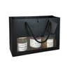 Sacs papier Luxe - brun naturel avec fenêtre - 6 formats