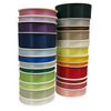 Ruban taffetas bobine de 50m | 4 formats - 25 couleurs