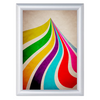Cadre mural à clapets en aluminium éloxé - 5 FORMATS