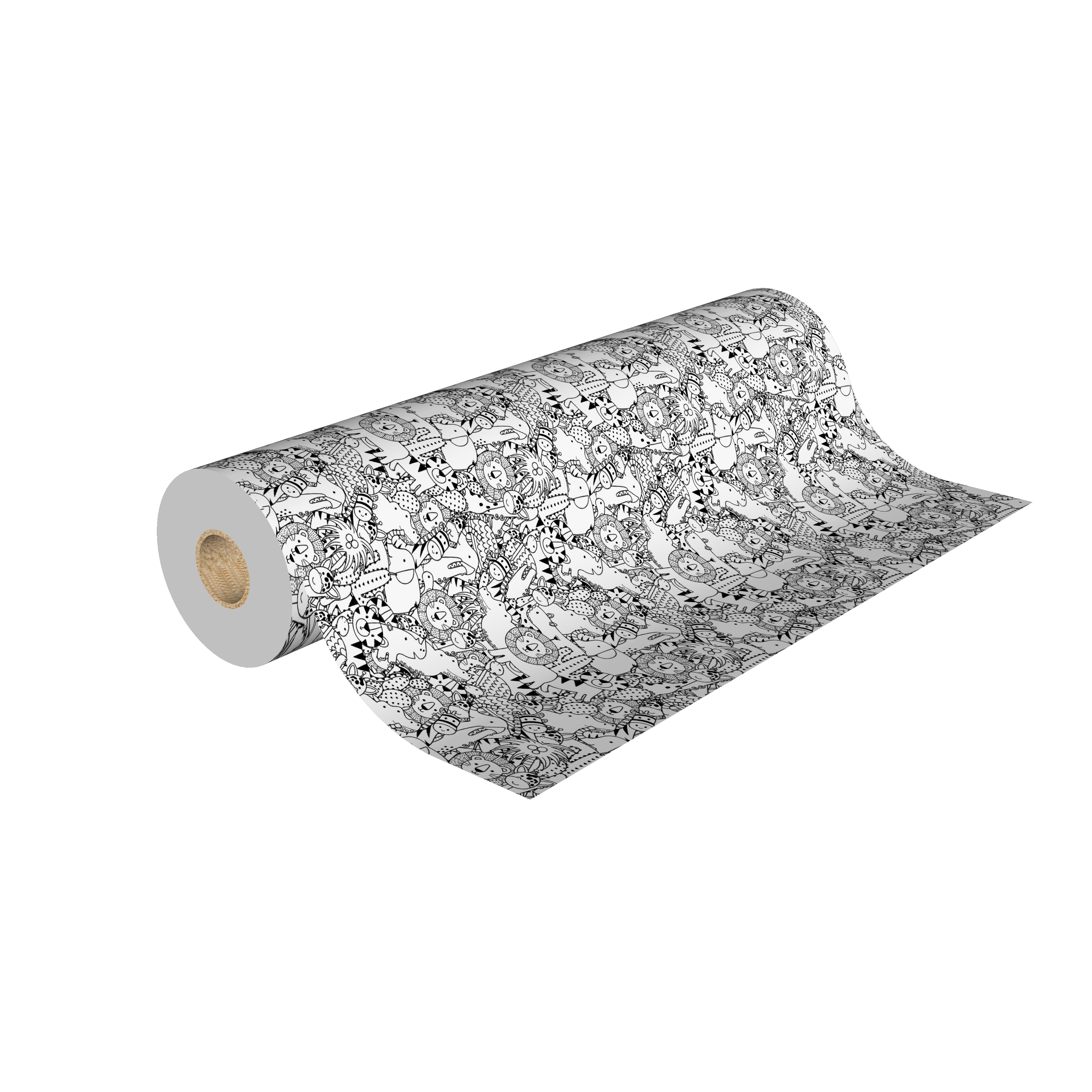 DittaDisplay Rouleau papier spécial coloriage Offset 80gr 0.7x100m Offset-Farbpapierrolle Special Offset coloring paper roll