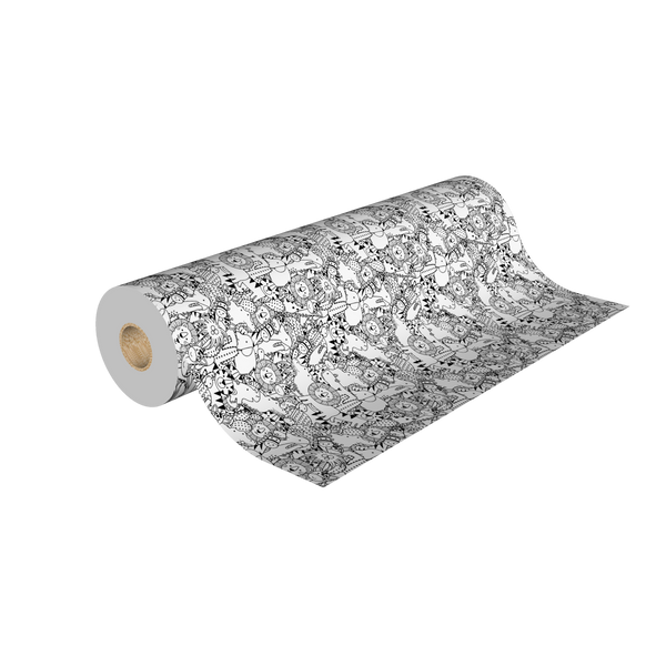 DittaDisplay Rouleau papier spécial coloriage Offset 80gr 0.7x100m Offset-Farbpapierrolle Special Offset coloring paper roll