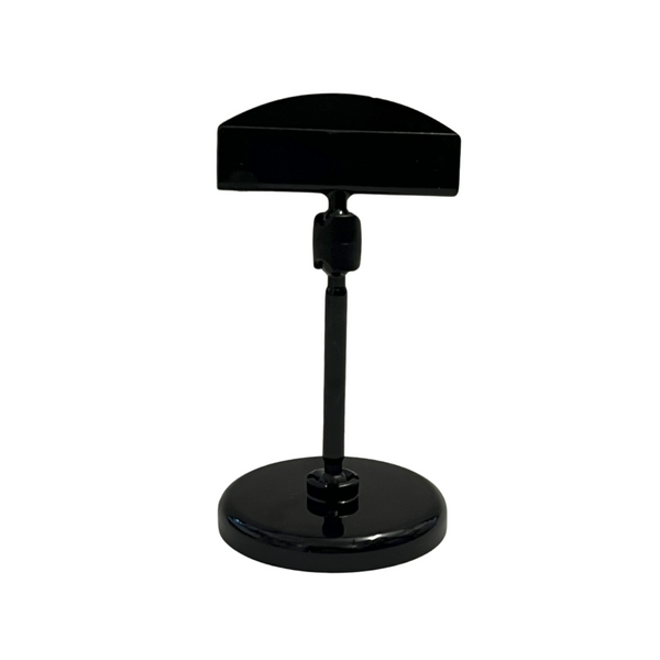 Porte-prix articulé - 5pces - transparent / noir
