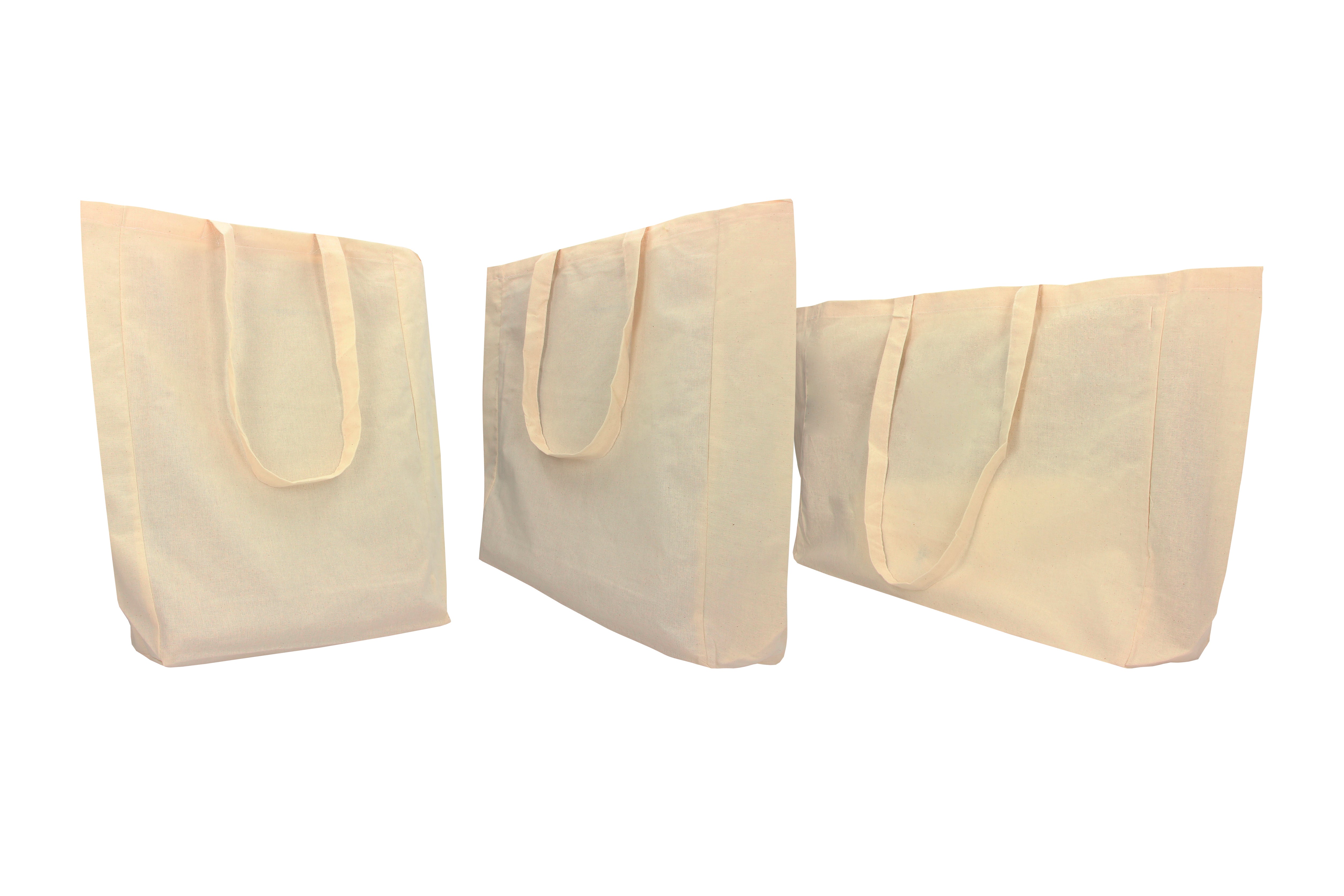 Tote Bag premium 100% coton - Personnalisé - Avec soufflet