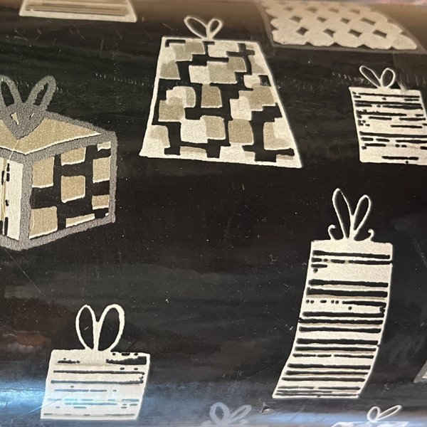 Rouleau papier motifs Noël - différentes matières - 0.7x100m