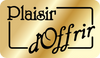 Boîte 1000 étiquettes adhésive «Plaisir d'offrir» | 2 couleurs