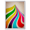 Cadre mural à clapets en aluminium éloxé - 5 FORMATS