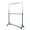 Portant réglable - L150 cm roues Ø 8 cm - ST020R100R