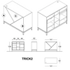 Comptoir de vente Trick - 2 modèles