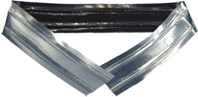 Clips de fermeture en plastique métallisé argent et noir – accessoires pratiques pour refermer les sacs et sachets et conserver la fraîcheur des produits