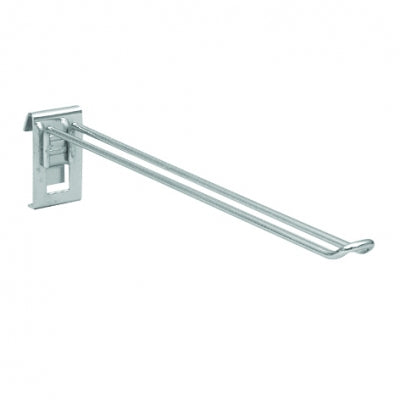 Tige porte blister double pour grille