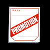Étiquettes divers promos - 6 variantes | -50% sur stock