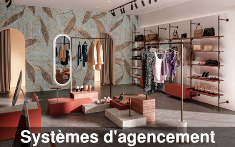 DittaDisplay retail solution - systèmes d'agencement pour boutique, magasin et surface d'exposition