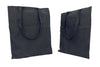 tote bag premium 100 % coton noir sans soufflet, réutilisable et personnalisable, idéal pour commerces, événements et actions promotionnelles
