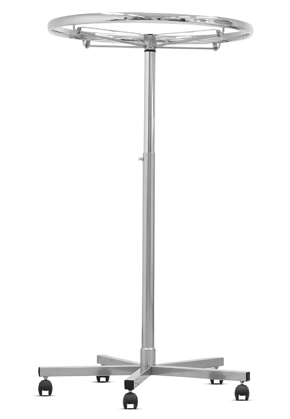 Portant rond Ø80cm - réglable en hauteur