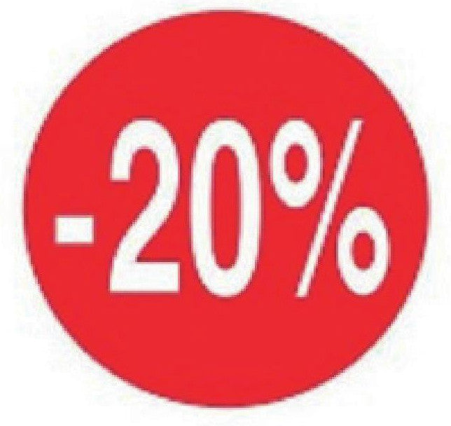 DittaDisplay Retail Solution - rouleau de pastilles adhésives pour gestion des soldes Rolle mit Klebepads für die Verwaltung des Ausverkaufs roll of adhesive pads for sales management