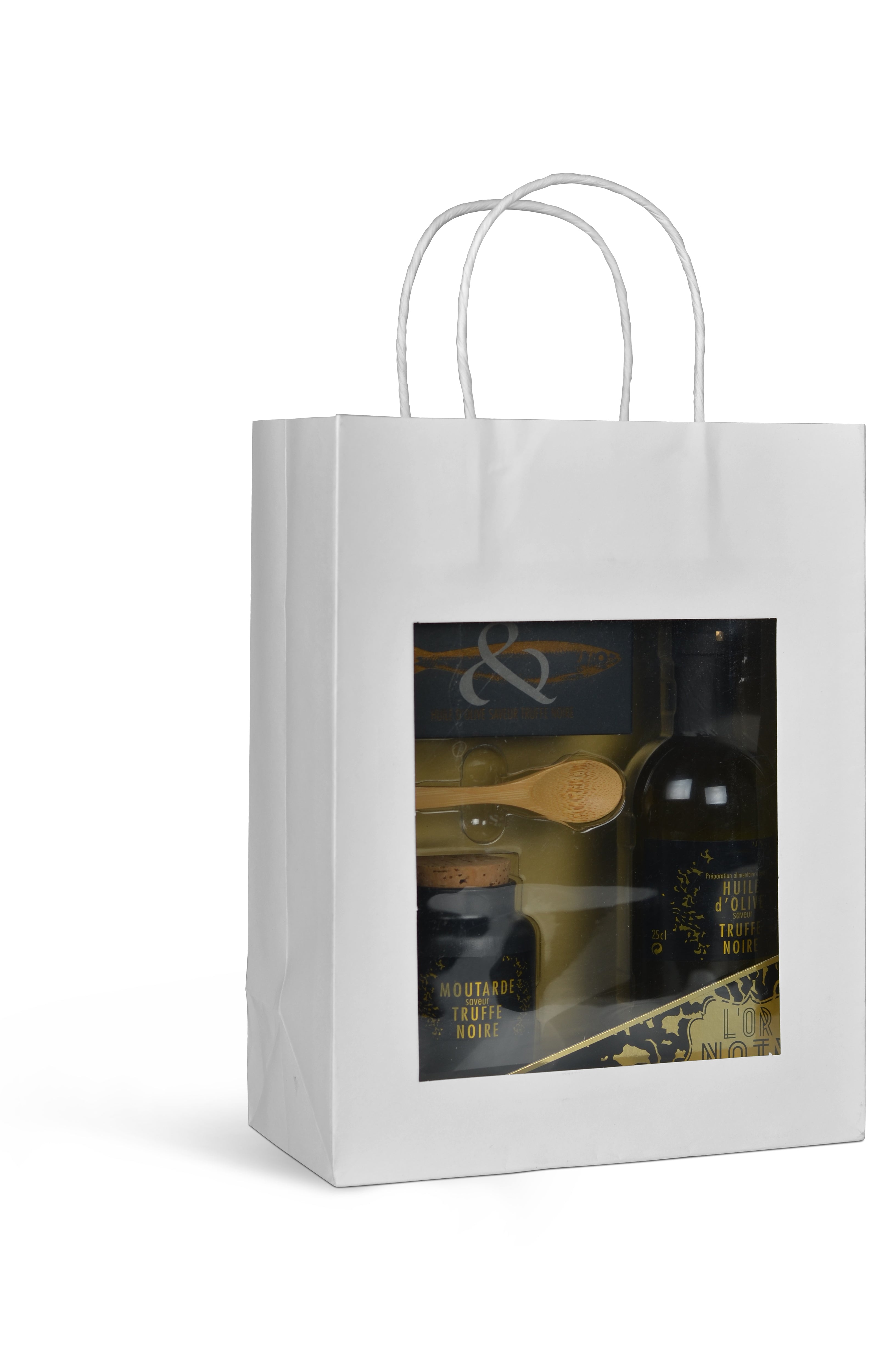 DittaDisplay Retail Solution | Sacs kraft 175gr avec fenêtre poignée torsadée 3 formats 5 couleurs Kraft bags 175gr with window twisted handle 3 sizes 5 colors Kraftbeutel 175gr mit Fensterdrehgriff 3 Größen 5 Farben