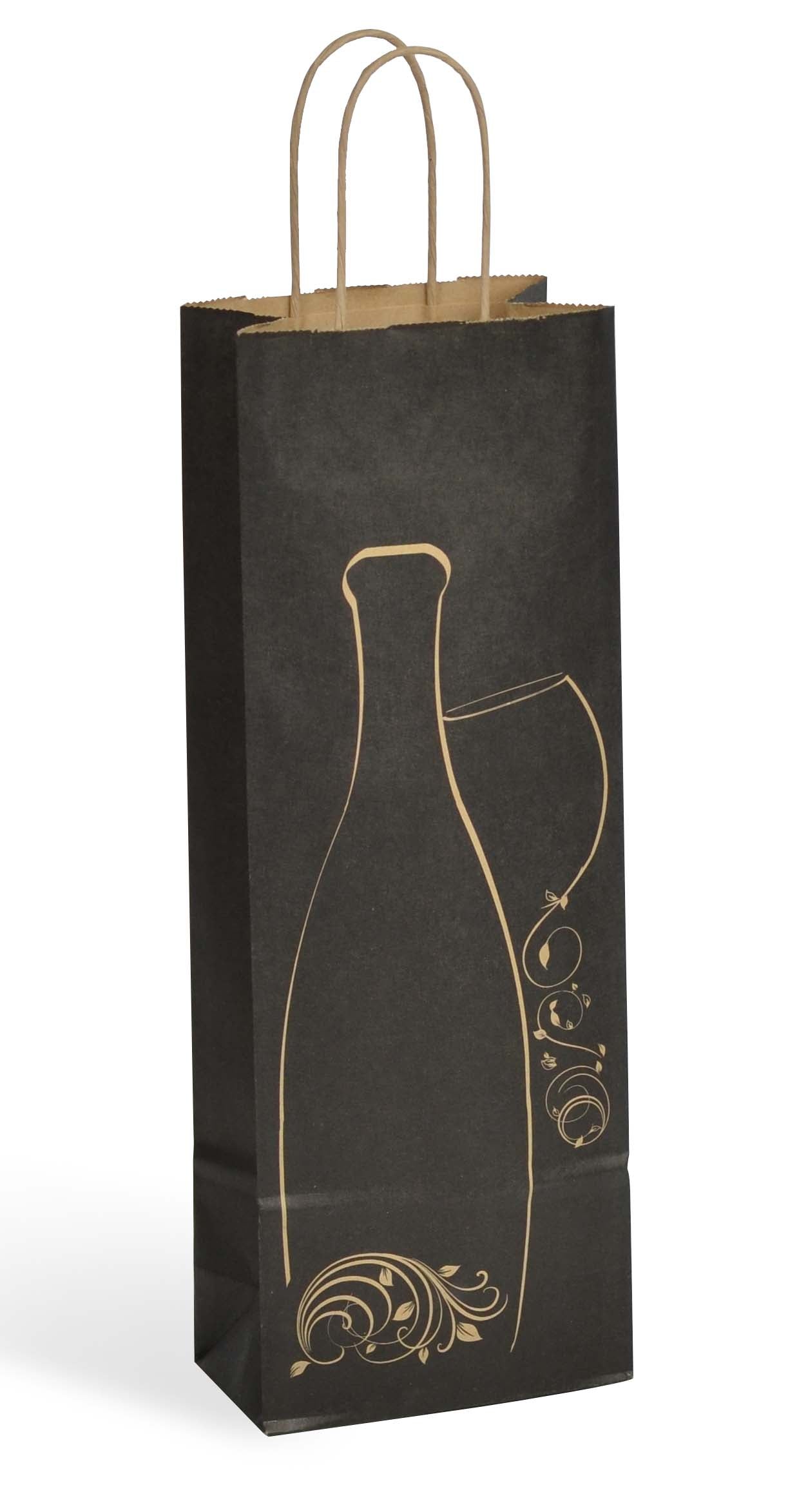 Sacs Papier Kraft Nomades Bouteille - Fantaisie 110g - 3 COULEURS