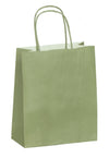 DittaDisplay eco festival sac cabas kraft couleur poignées torsadées recyclable recyclebare Tragetasche mit gedrehten Griffen, bunte Krafttasche tote bag color twisted handles
