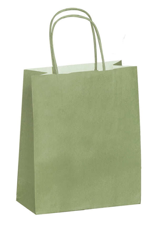 DittaDisplay eco festival sac cabas kraft couleur poignées torsadées recyclable recyclebare Tragetasche mit gedrehten Griffen, bunte Krafttasche tote bag color twisted handles