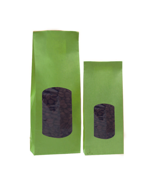 DittaDisplay Retail Solution | sac kraft alimentaire avec fenêtre Kraftsack für Lebensmittel mit Fensterkraft bag with window