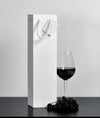 Sacs Luxe Pelliculé Mat Blanc Bouteille - 3 FORMATS