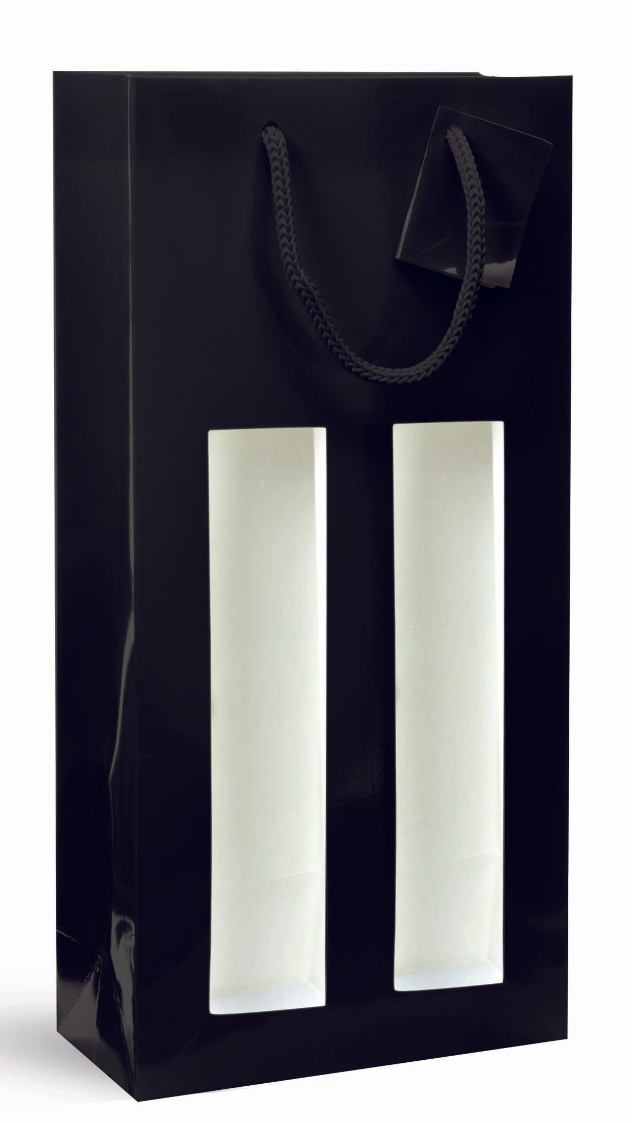 DittaDisplay - emballage sac bouteille pelliculé avec fenêtre et poignée cordon verpackung beutel flasche beschichtet mit fenster und griffen schnur packaging laminated bottle bag with window and drawstring handles