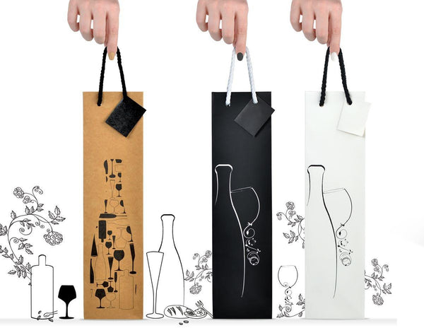 Sacs Luxe Bouteille 175 gr fantaisie - 8 MODÈLES
