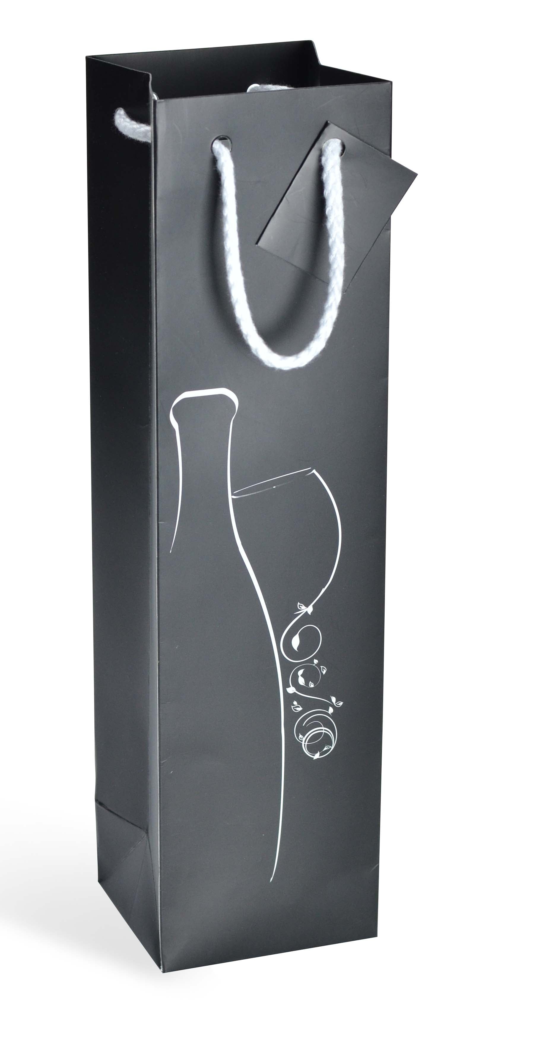 DittaDisplay sac cabas bouteille corde cordon kraft luxe fantaisie 175g carte étiquette