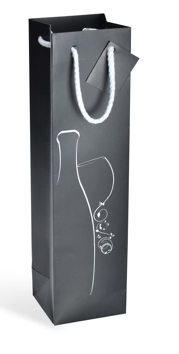 DittaDisplay sac cabas bouteille corde cordon kraft luxe fantaisie 175g carte étiquette