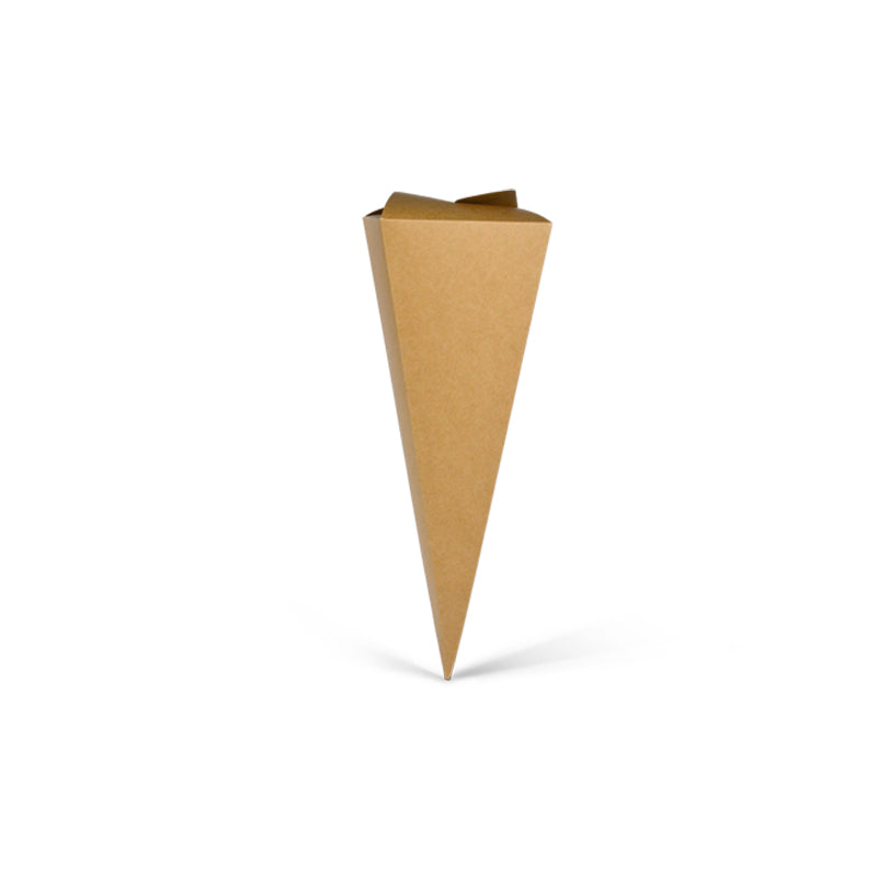 DittaDisplay pochette surprise cône carton kraft cone surprise package cardboard Kegel Überraschungspaket Karton 10x10x28cm