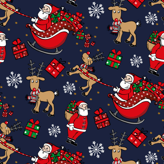 DittaDisplay Retail Solutions rouleau papier motifs noël sur papier kraft couché weihnachtliche Musterpapierrolle auf beschichtetem Kraftpapier christmas pattern paper roll on coated kraft paper