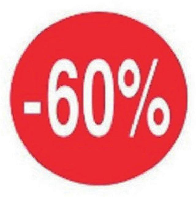 DittaDisplay Retail Solution - rouleau de pastilles adhésives pour gestion des soldes Rolle mit Klebepads für die Verwaltung des Ausverkaufs roll of adhesive pads for sales management