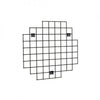 DittaDisplay grille fixation murale ou plafond 90x90cmnoir mat carrés 10x10cm wall or ceiling mounted grid matte black squares 10x10 Wand- oder Deckenmontagegitter mattes Schwarz Quadrate 10x10
