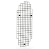 DittaDisplay grille fixation murale ou plafond 90x200cmnoir mat carrés 10x10cm wall or ceiling mounted grid matte black squares 10x10 Wand- oder Deckenmontagegitter mattes Schwarz Quadrate 10x10