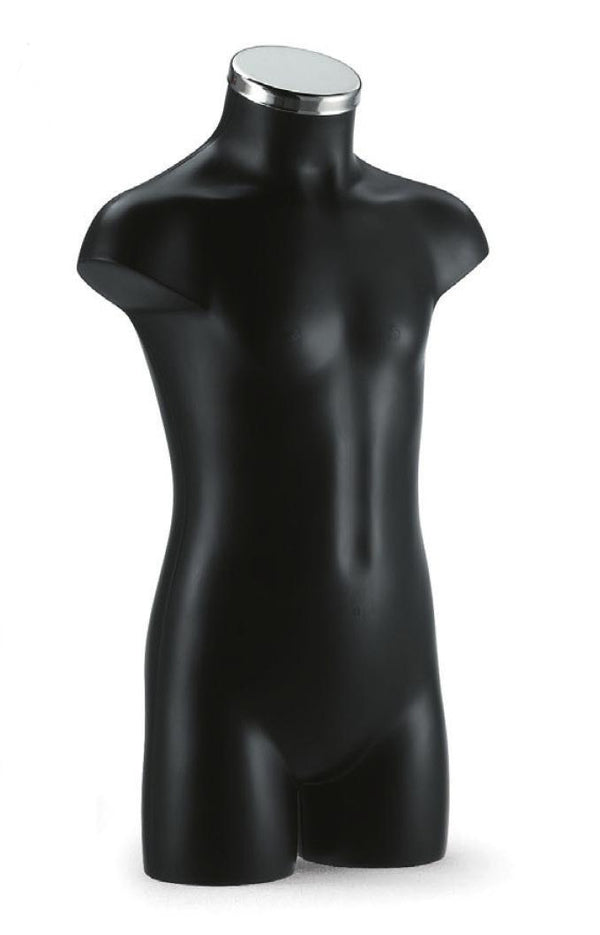 DittaDisplay Retails Solution - torse enfant 3-5 ans collection energy finition noir torso Kindertorso 3-5 Jahre kollektion energy finish schwarz energy collection children's torso 3-5 years black finish