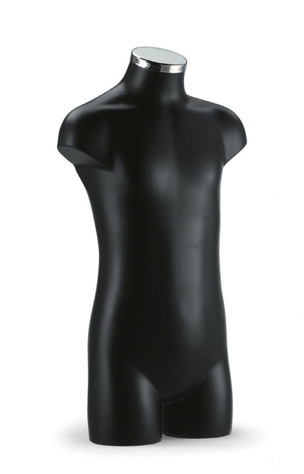 DittaDisplay Retails Solution - torse enfant 6-9 ans collection energy finition noir torso Kindertorso 6-9 Jahre kollektion energy finish schwarz energy collection children's torso 6-9 years black finish