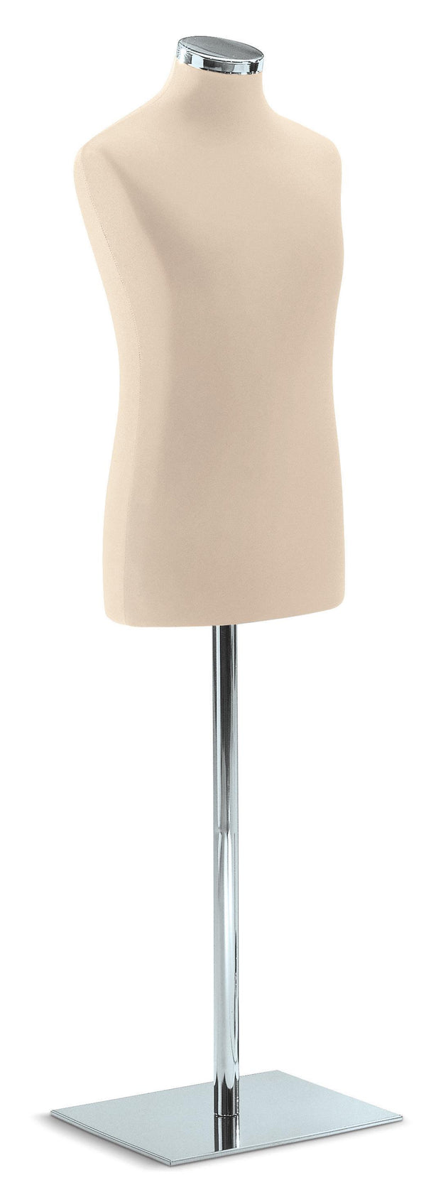 Buste de couture Vetrina enfant 10-12 ans beige base rectangle chrome