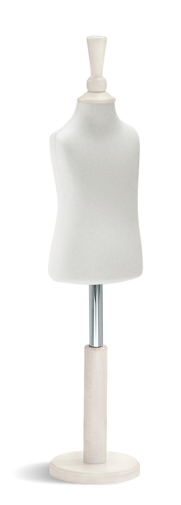 Buste de couture Vetrina enfant 1 an blanc base ronde blanc