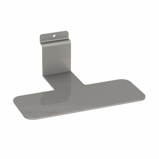 DittDisplay Retail Solutions tablette métal pour panneaux rainurés metal shelf for slotted panels Metallfachboden für gerillte Paneele
