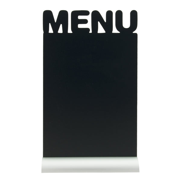 Silhouette ardoise "Menu" FBTA-MENU Noir/Alu 35x21 cm