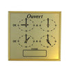 DittaDisplay horaire ouverture fermeture magasin opening and closing hours Öffnungs- und Schließzeiten