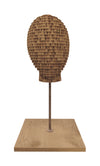 DittaDisplay Retail Solutions présentoir tête en matériau carton alvéolé kraft kopfdisplay aus kraftwabenkartonmaterial display head made of kraft honeycomb cardboard material