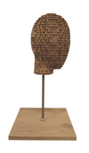 DittaDisplay Retail Solutions présentoir tête en matériau carton alvéolé kraft kopfdisplay aus kraftwabenkartonmaterial display head made of kraft honeycomb cardboard material