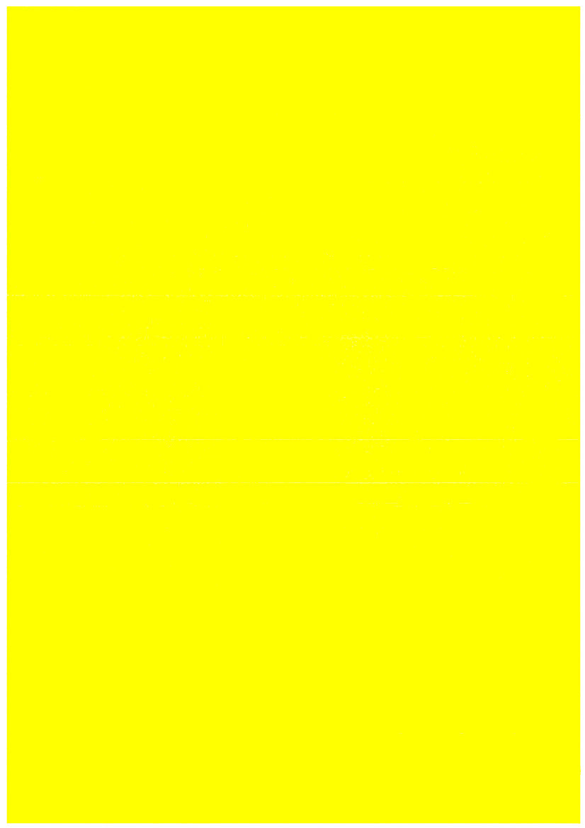 DittaDisplay affiche papier A1 jaune fluo fluo gelb Papierposter fluo yellow paper poster