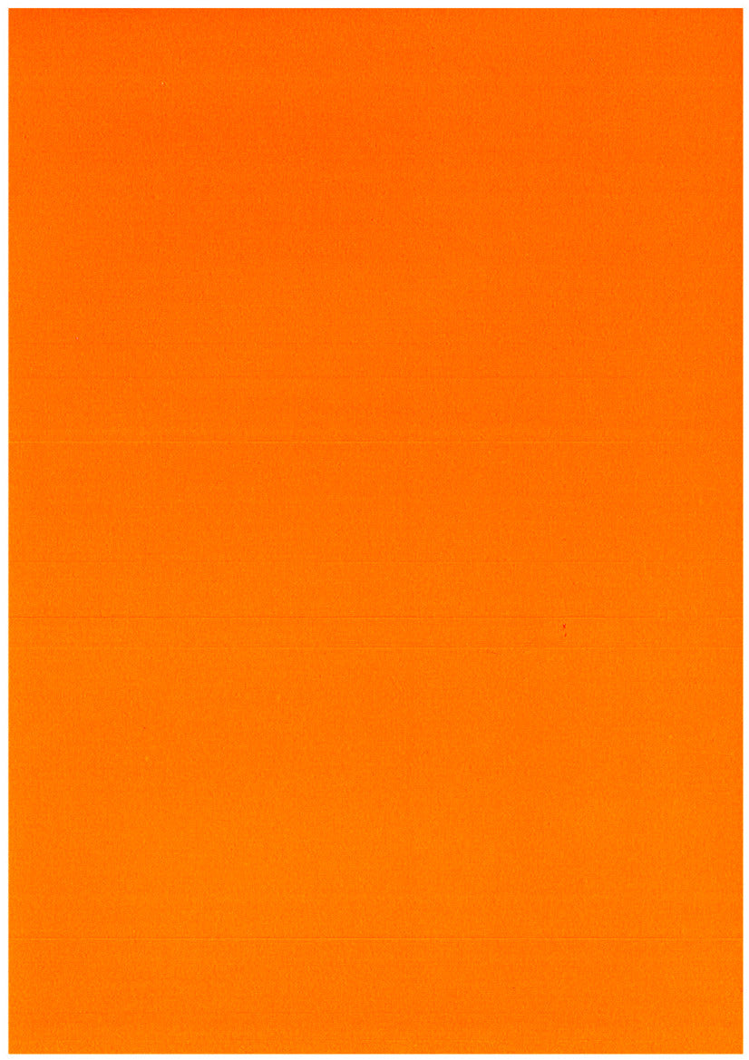 DittaDisplay affiche papier A1 orange fluo fluo orange Papierposter fluo orange paper poster