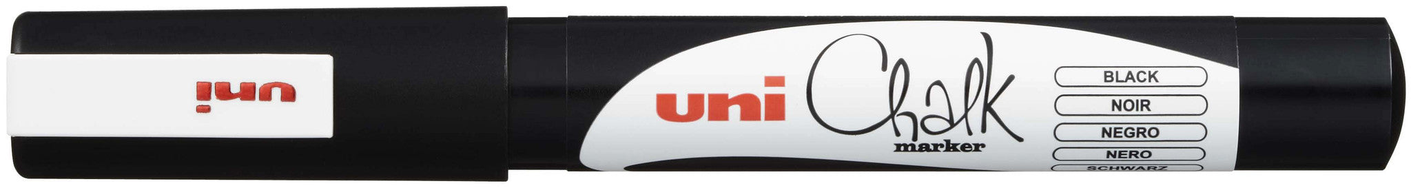 dittadisplay marker unichalk 1.3mm water resistant black noir